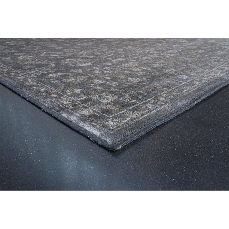 Eno Lyra Taupe Ivory and Beige Viscose Area Rug