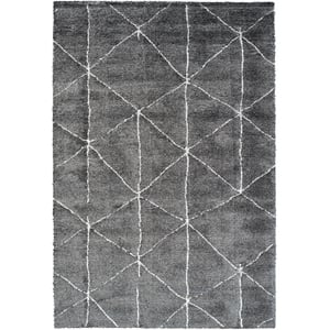 Nube Rimini Black and Ivory Recycled Polyester Area Rug