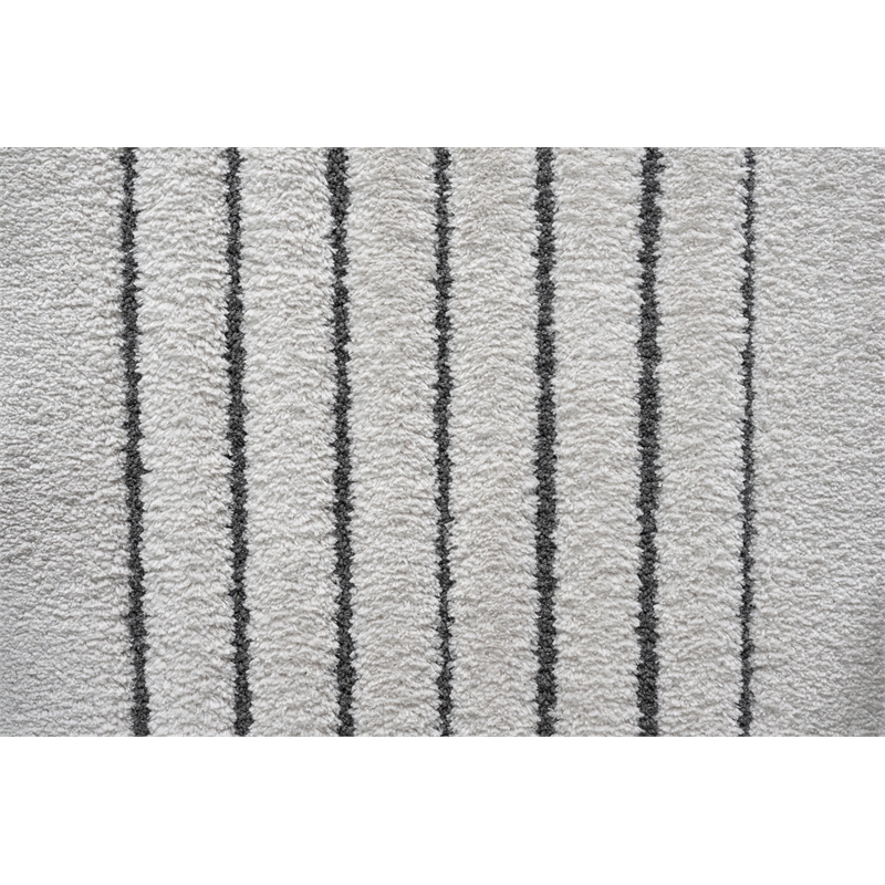 Nube Forli  Ivory and Charcoal Recycled Polyester Area Rug