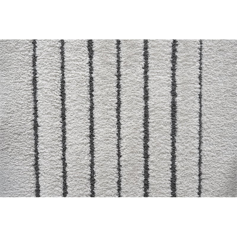 Nube Forli  Ivory and Charcoal Recycled Polyester Area Rug