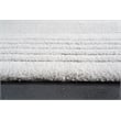 Nube Forli  Ivory and Charcoal Recycled Polyester Area Rug
