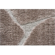 Nube Giraffe Chocolate and Brown Recycled Polyester Area Rug