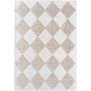 Nube Jester Ivory Brown Copper and Rust Recycled Polyester Area Rug