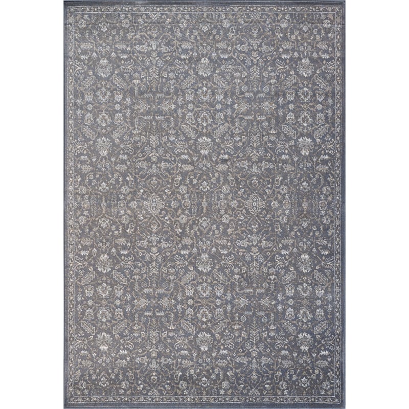 Eno Lyra Taupe Ivory and Beige Viscose Area Rug