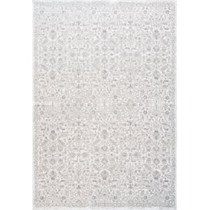 Eno Lyra Ivory Gray and Beige Viscose Area Rug