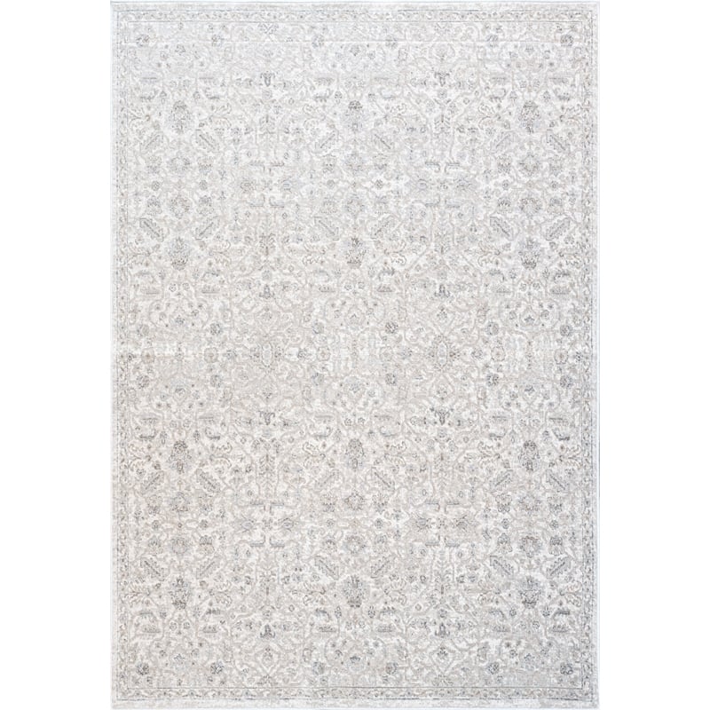 Eno Lyra Ivory Gray and Beige Viscose Area Rug