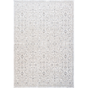 Eno Lyra Ivory Gray and Beige Viscose Area Rug
