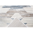Eno Gamela Blue Brown Copper Grey Ivory Viscose Area Rug