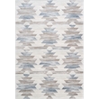 Eno Gamela Blue Brown Copper Grey Ivory Viscose Area Rug