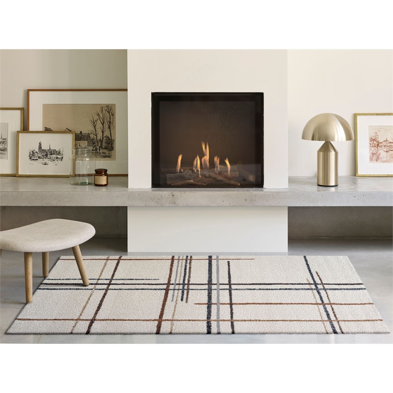 Granada Armandi Beige Brown Charcoal Multi Polypropylene Area Rug