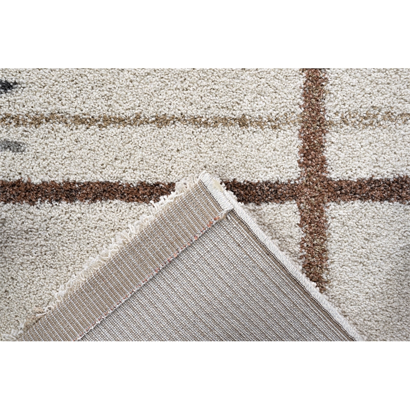Granada Armandi Beige Brown Charcoal Multi Polypropylene Area Rug