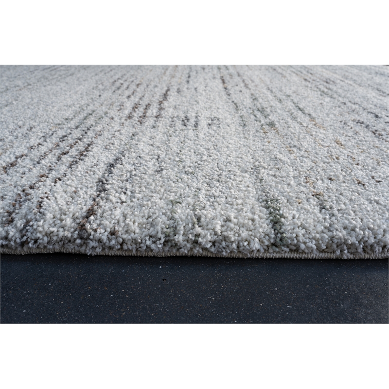 Granada Oakley Ivory Gold Green Rust Gray Polypropylene Area Rug
