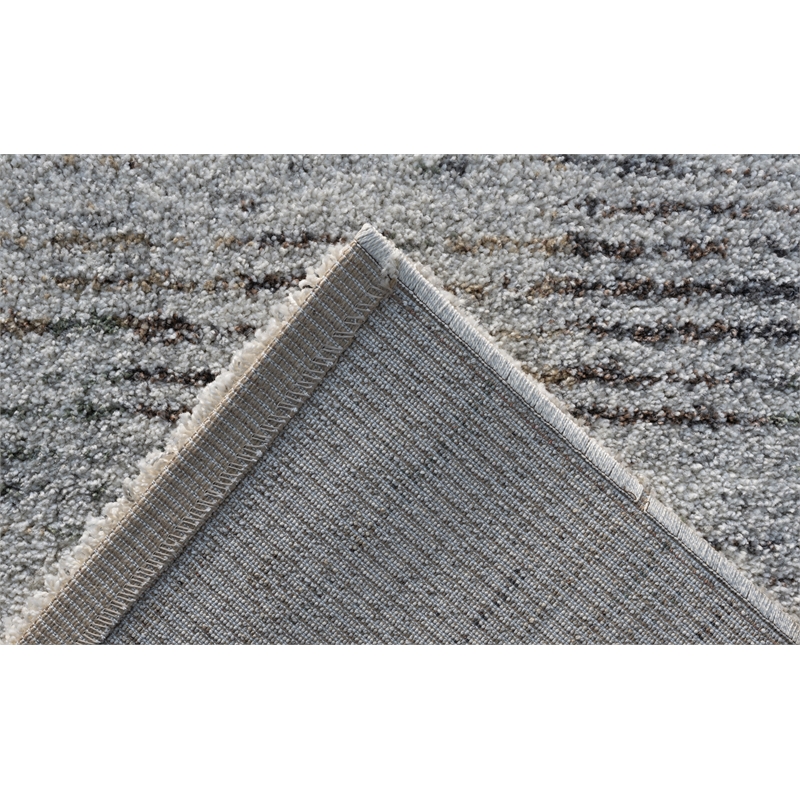 Granada Oakley Ivory Gold Green Rust Gray Polypropylene Area Rug