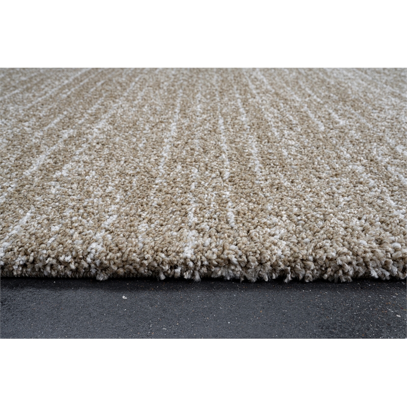 Granada Liora Beige Ivory and Gold Polypropylene Area Rug