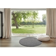Granada Liora Charcoal Gray Ivory and White Polypropylene Area Rug