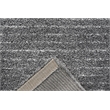 Granada Liora Charcoal Gray Ivory and White Polypropylene Area Rug