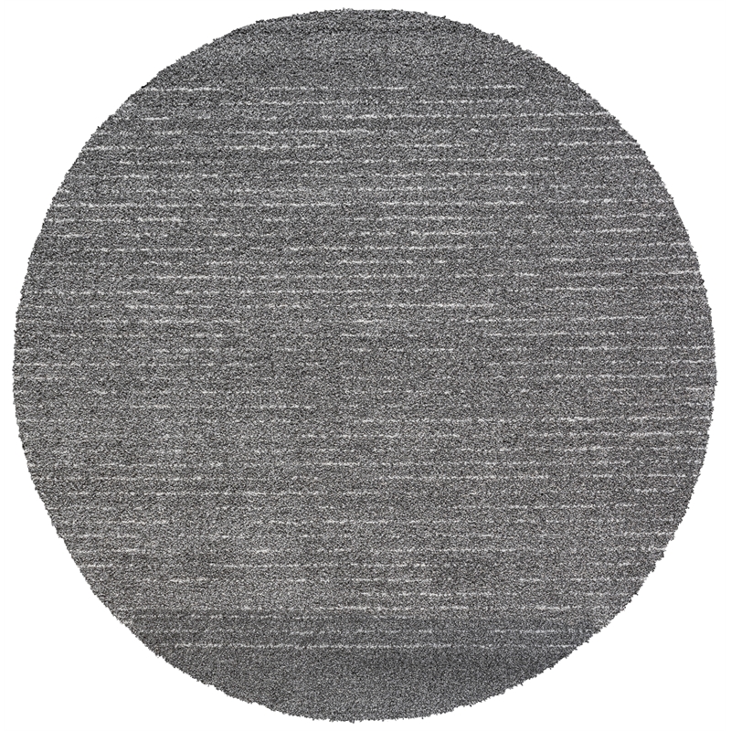 Granada Liora Charcoal Gray Ivory and White Polypropylene Area Rug