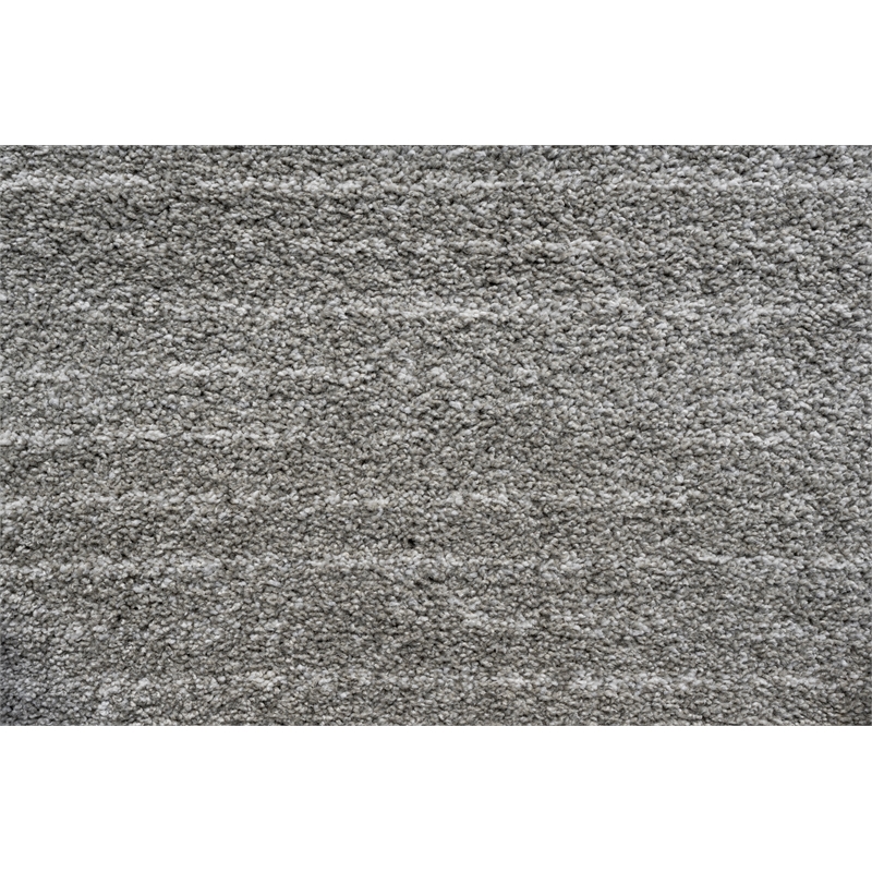 Granada Liora Gray Ivory and White Polypropylene Area Rug
