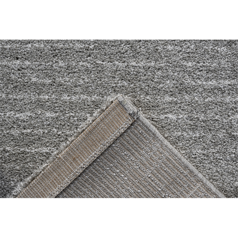 Granada Liora Gray Ivory and White Polypropylene Area Rug