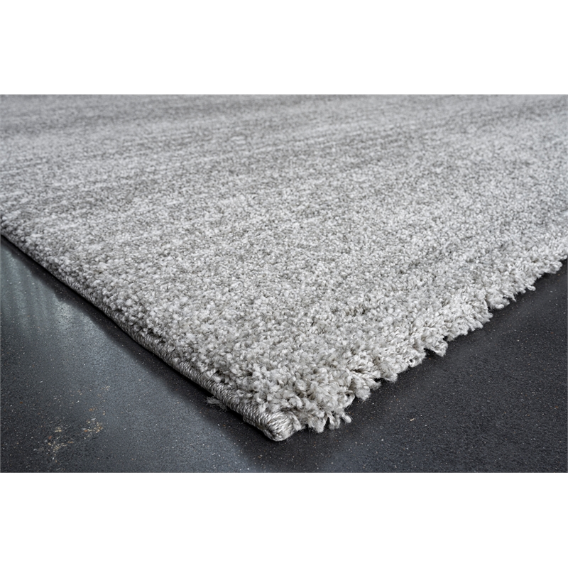 Granada Liora Gray Ivory and White Polypropylene Area Rug