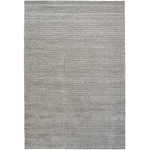 Granada Liora Gray Ivory and White Polypropylene Area Rug
