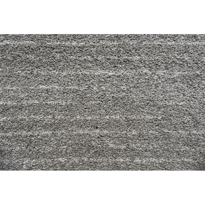 Granada Liora Gray Ivory and White Polypropylene Area Rug