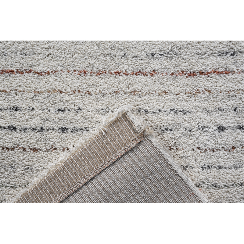 Granada Liora Ivory Gold Green Rust Gray and Charcoal Polypropylene Area Rug