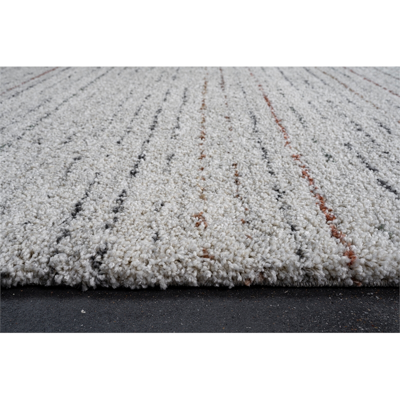 Granada Liora Ivory Gold Green Rust Gray and Charcoal Polypropylene Area Rug