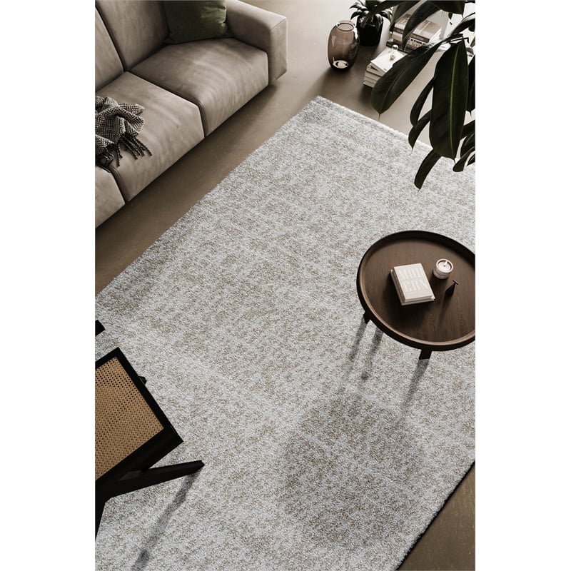 Granada Milana Ivory and Beige Polypropylene Area Rug