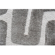 Luna Meara Gray and Ivory Recycled Polyester Area Rug