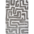 Luna Meara Gray and Ivory Recycled Polyester Area Rug
