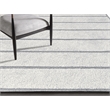 Indie Alana Ivory and Natural Wool High - Low Area Rug