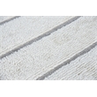 Indie Alana Ivory and Natural Wool High - Low Area Rug