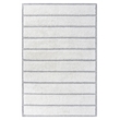 Indie Alana Ivory and Natural Wool High - Low Area Rug