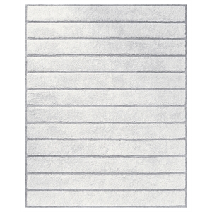 Indie Alana Ivory and Natural Wool High - Low Area Rug