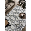 Essentials Archer Green Blue Charcoal Ivory and Gray Polyester Area Rug