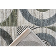 Essentials Archer Green Blue Charcoal Ivory and Gray Polyester Area Rug