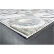 Essentials Archer Green Blue Charcoal Ivory and Gray Polyester Area Rug
