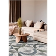 Essentials Archer Green Blue Charcoal Ivory and Gray Polyester Area Rug