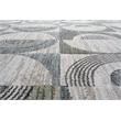 Essentials Archer Green Blue Charcoal Ivory and Gray Polyester Area Rug
