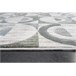 Essentials Archer Green Blue Charcoal Ivory and Gray Polyester Area Rug