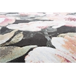 Essentials Eleanor Black Blush Pink Rose Peach and Green Polyester Area Rug