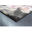 Essentials Eleanor Black Blush Pink Rose Peach and Green Polyester Area Rug