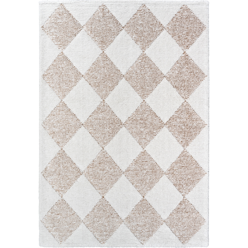 Nube Jester Ivory Brown Copper and Rust Recycled Polyester Area Rug