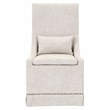 Essentials For Living Essentials Fabric Dining Chair in Beige in Set of 2