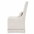 Essentials For Living Essentials Fabric Dining Chair in Beige in Set of 2