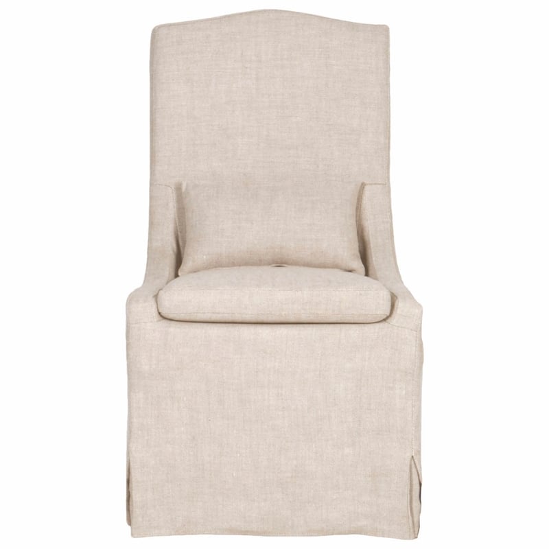 Essentials For Living Essentials Fabric Dining Chair in Beige (Set of 2)