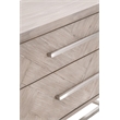 Essentials For Living Traditions Mosaic 2-Drawer Wood Nightstand in Gray
