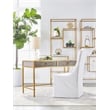 Essentials For Living Traditions Strand Resin Desk in Gray/Gold
