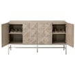 Essentials For Living Traditions Atlas Wood Media Sideboard in Gray